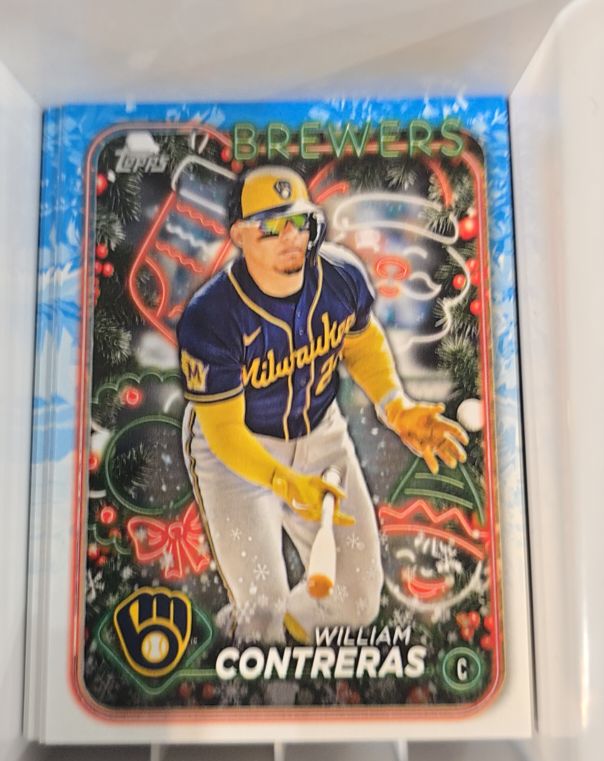 2024 Topps Holiday #H22 William Contreras — front