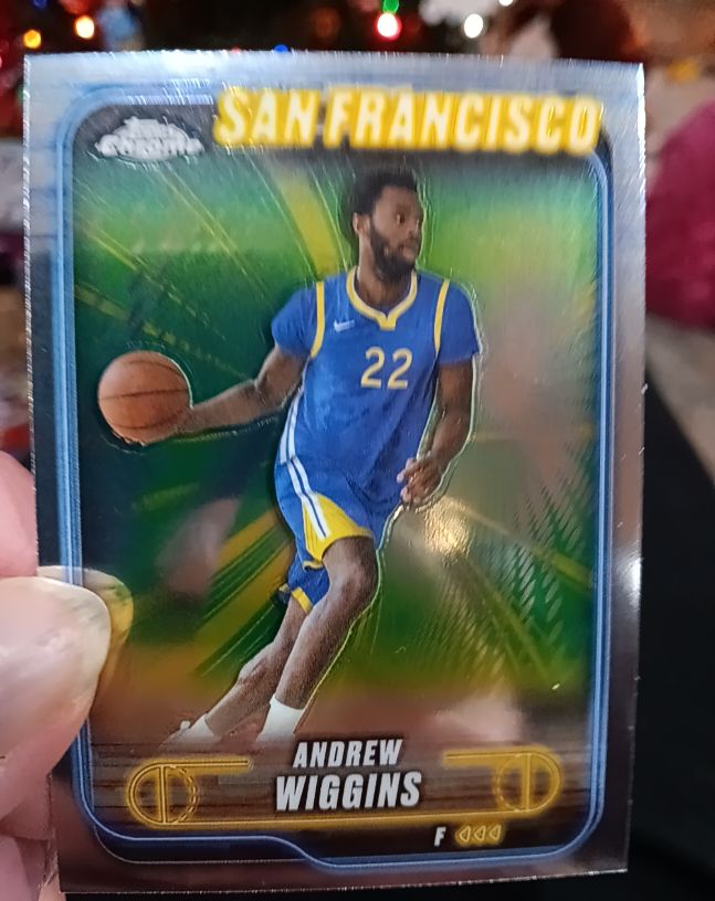 2024-25 Topps Chrome #155 Andrew Wiggins — front