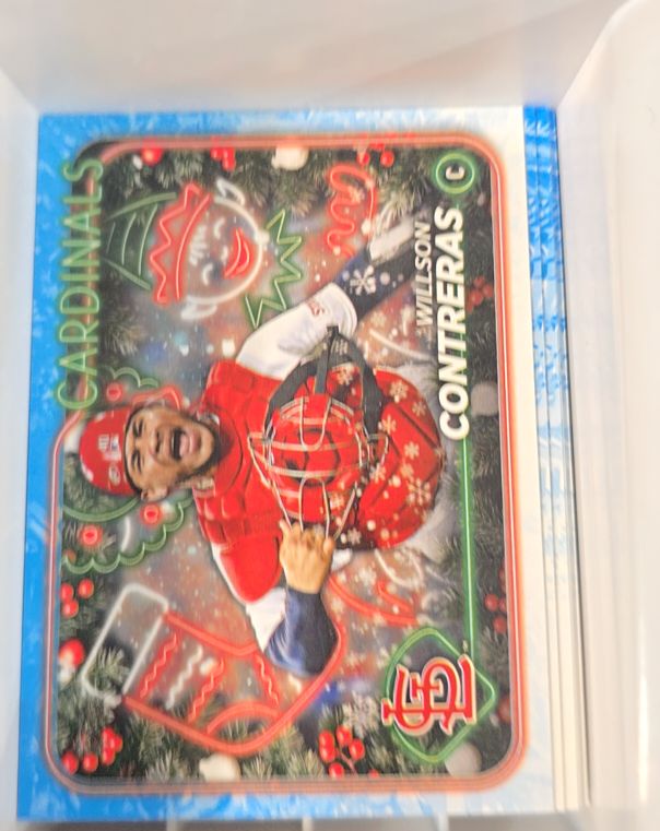 2024 Topps Holiday #H81 Willson Contreras — front