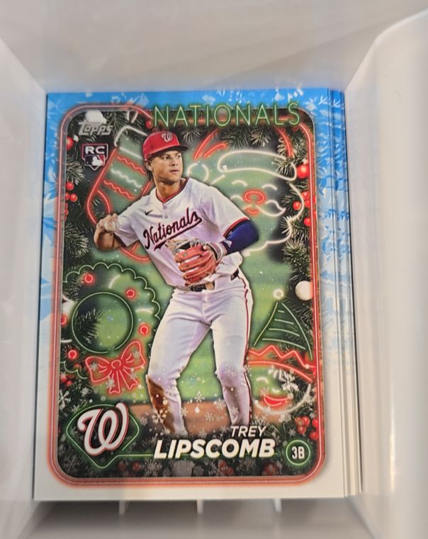 2024 Topps Holiday #H91 Trey Lipscomb — front