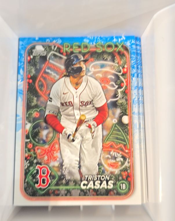 2024 Topps Holiday #H18 Triston Casas — front