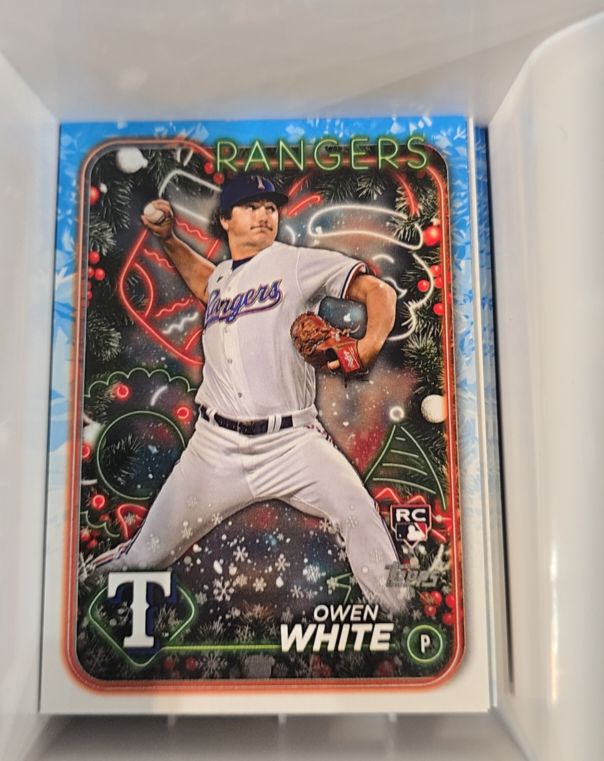 2024 Topps Holiday #H143 Owen White — front