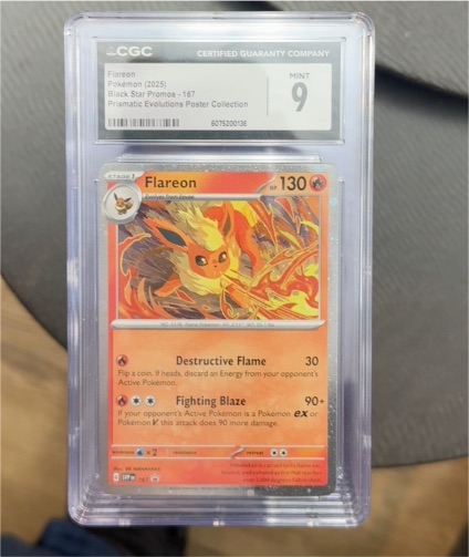 2025 Black Star Promo #167 Flareon — front