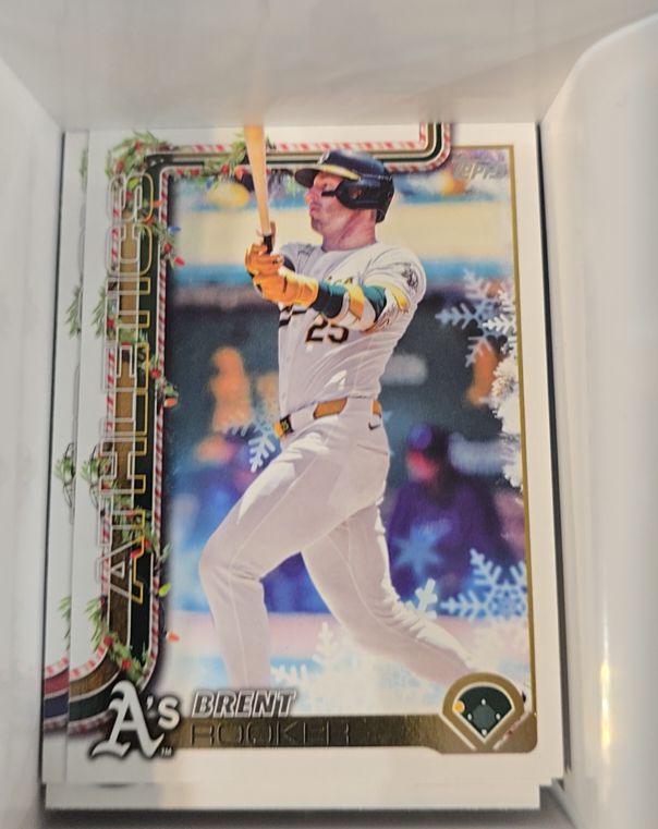 2025 Topps Holiday #H147 Brent Rooker — front