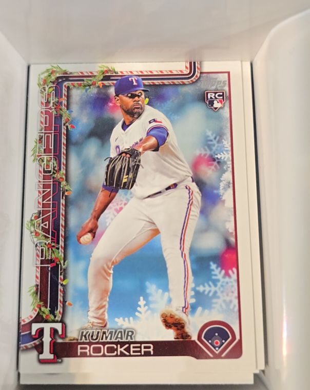 2025 Topps Holiday #H148 Kumar Rocker — front