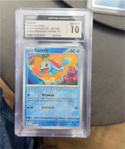 2024 Pokémon Scarlet & Violet #007 Squirtle — front