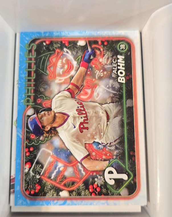 2024 Topps Holiday #H128 Alec Bohm — front