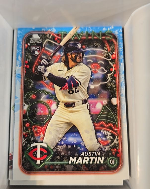 2024 Topps Holiday #H67 Austin Martin — front