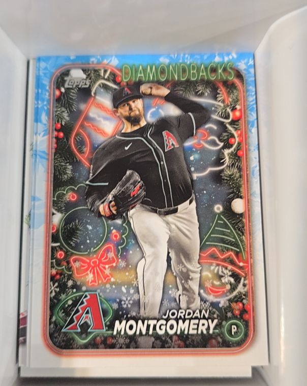 2024 Topps Holiday #H152 Jordan Montgomery — front