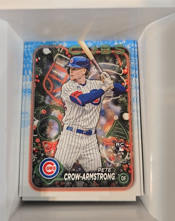 2024 Topps Holiday #H136 Pete Crow-Armstrong — front
