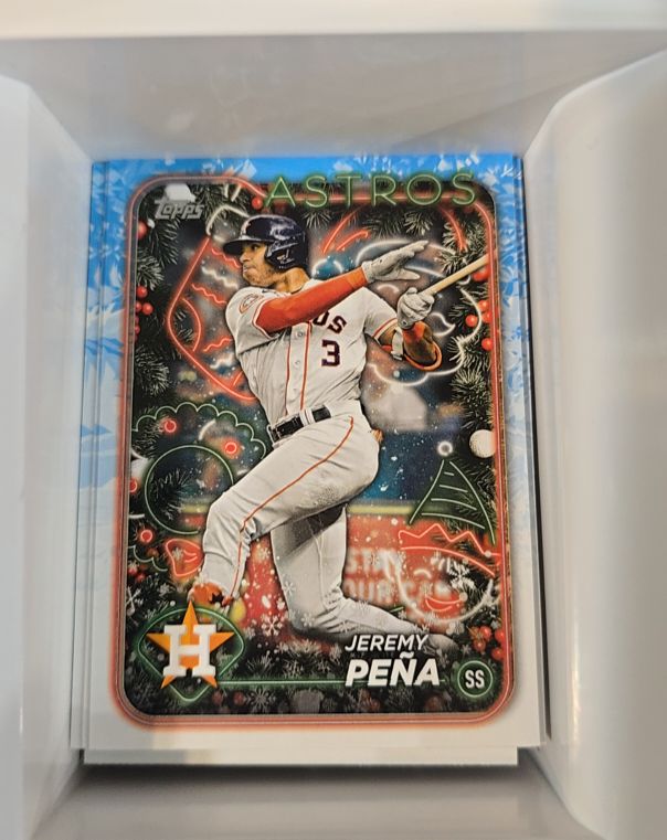 2024 Topps Holiday #H192 Jeremy Peña — front