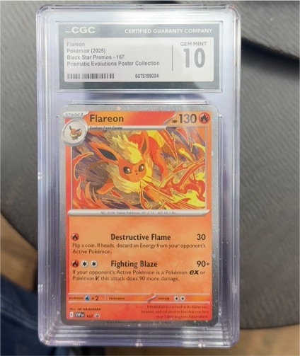 2025 Black Star Promos #167 Flareon — front