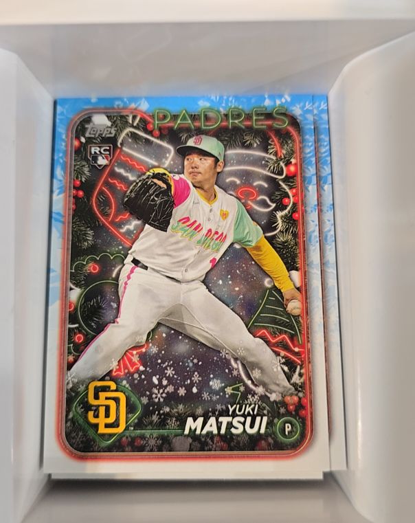 2024 Topps Holiday #H191 Yuki Matsui — front