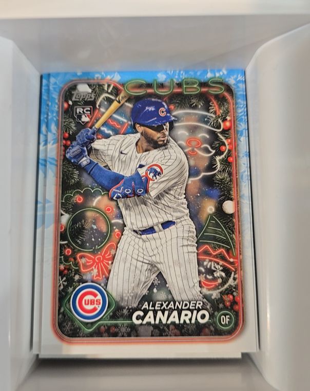 2024 Topps Holiday #H86 Alexander Canario — front