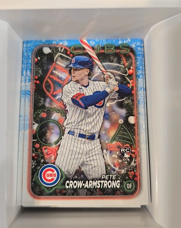 2024 Topps Holiday #H136 Pete Crow-Armstrong — front