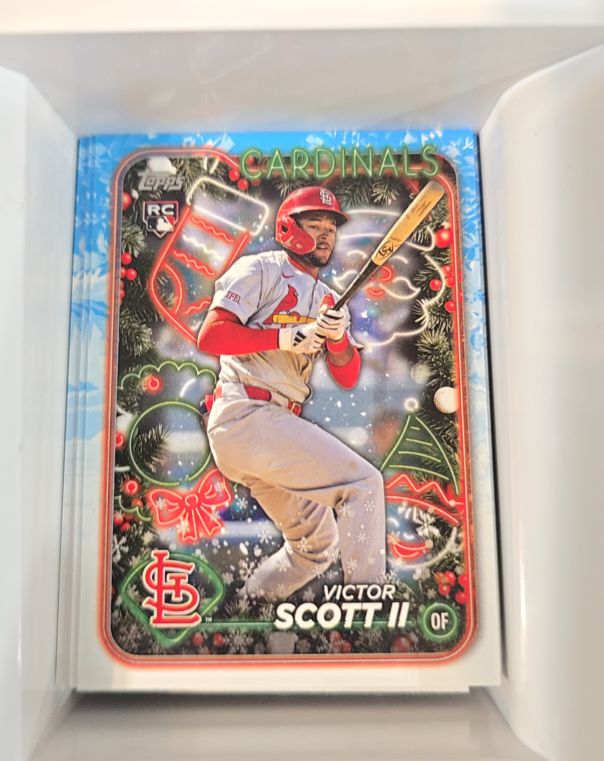 2024 Topps Holiday #H105 Victor Scott II — front