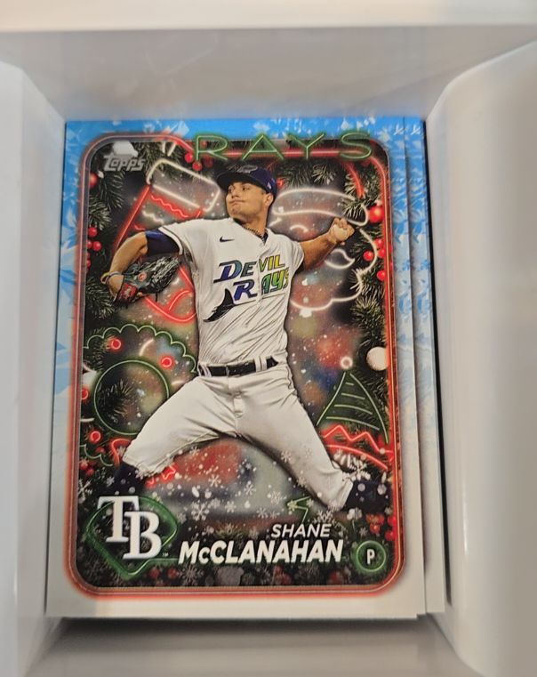 2024 Topps Holiday #H158 Shane McClanahan — front