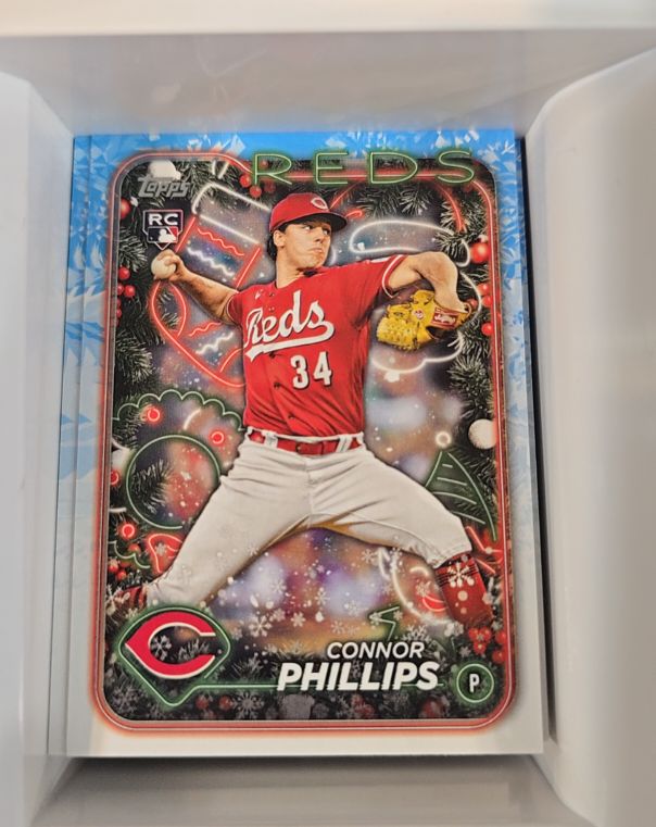 2024 Topps Holiday #H198 Connor Phillips — front