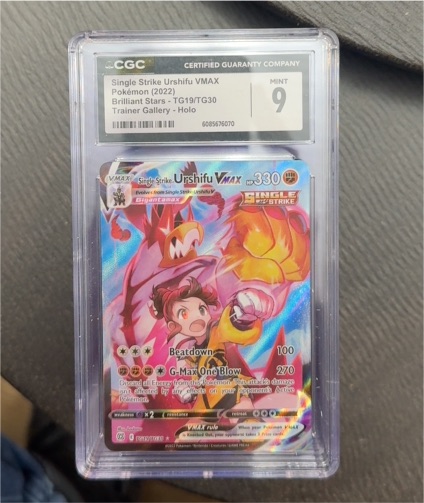 2022 Pokémon Brilliant Stars #TG19 Single Strike Urshifu VMAX — front