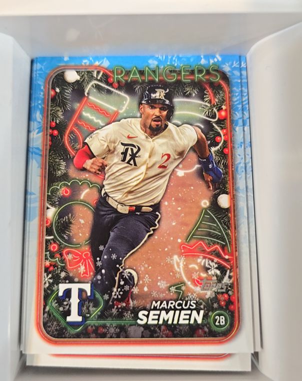 2024 Topps Holiday #H116 Marcus Semien — front