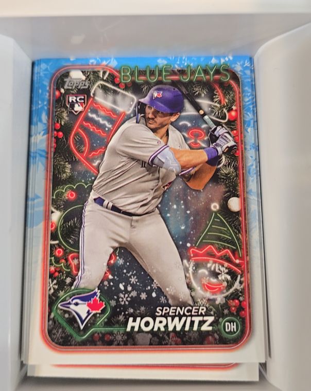 2024 Topps Holiday #H76 Spencer Horwitz — front