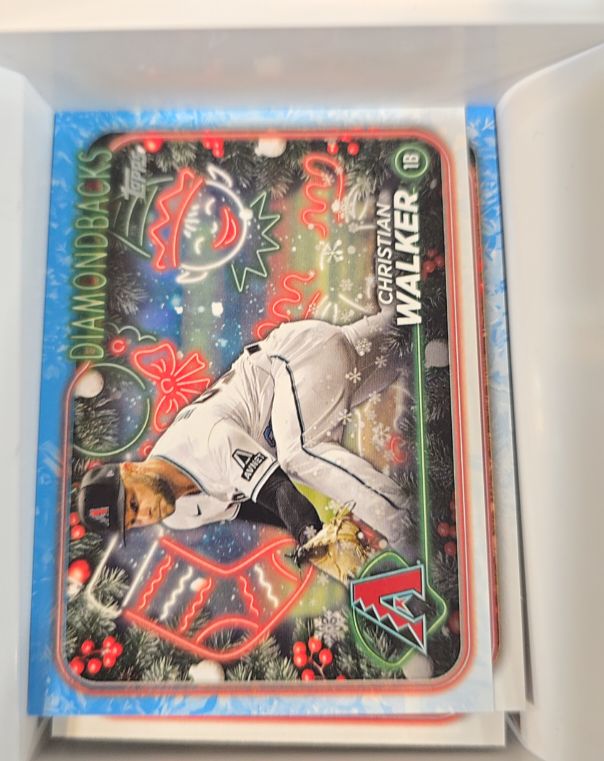 2024 Topps Holiday #H32 Christian Walker — front