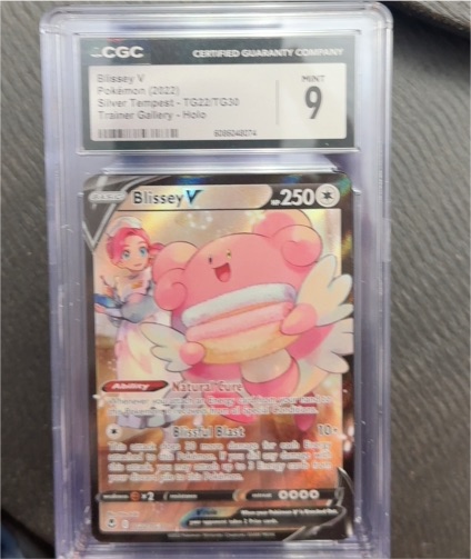 2022 Pokémon TCG Silver Tempest #TG22 Blissey V — front