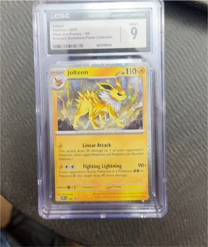 2025 Black Star Promo #169 Jolteon — front