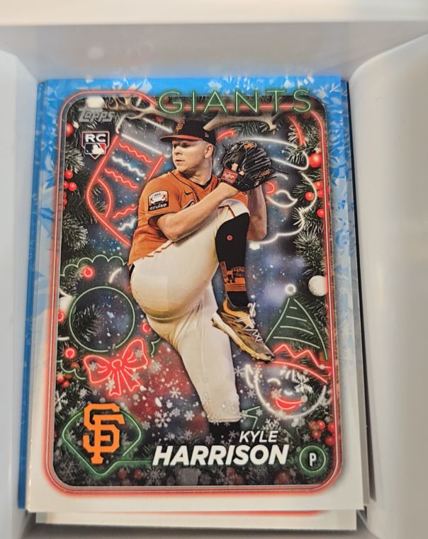 2024 Topps Holiday #H175 Kyle Harrison — front