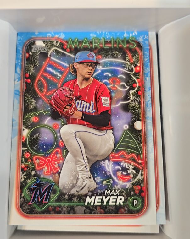 2024 Topps Holiday #H106 Max Meyer — front