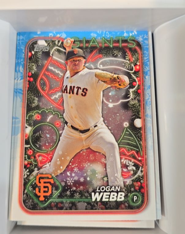 2024 Topps Holiday #H122 Logan Webb — front