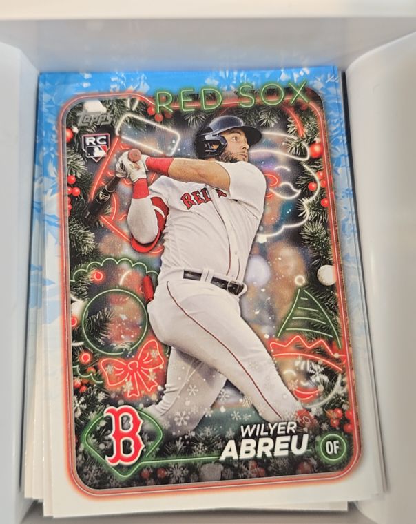 2024 Topps Holiday #H13 Wilyer Abreu — front