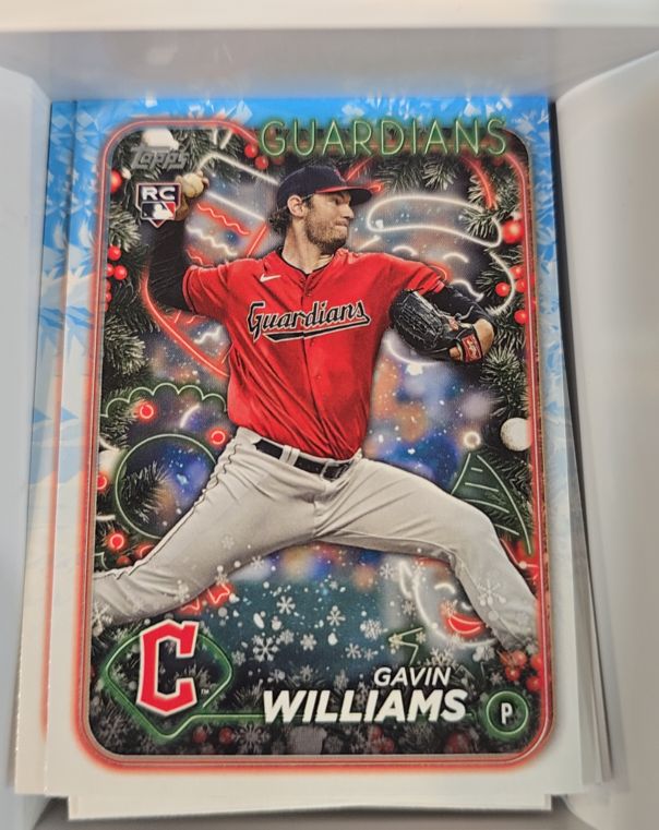 2024 Topps Holiday #H173 Gavin Williams — front