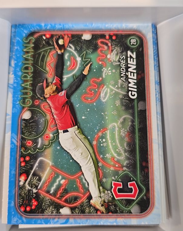 2024 Topps Holiday #H58 Andrés Giménez — front