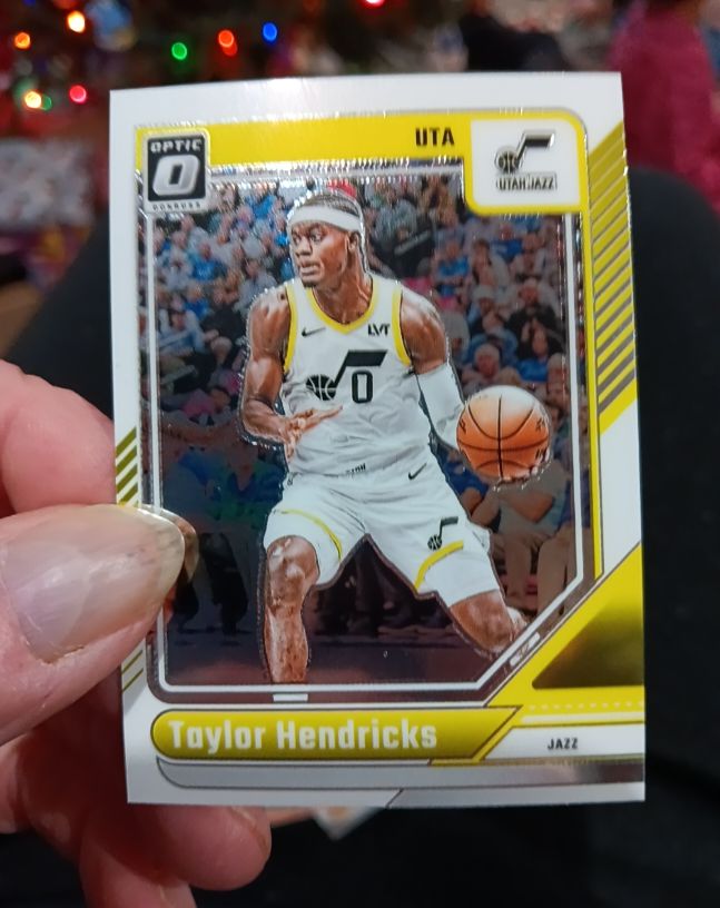 2024-25 Panini Donruss Optic #203 Taylor Hendricks — front