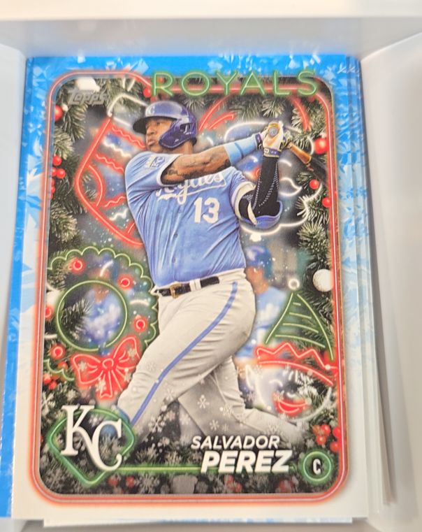 2024 Topps Holiday #H3 Salvador Perez — front