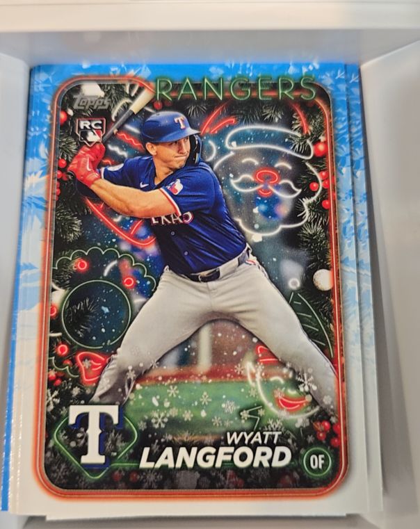 2024 Topps Holiday #H113 Wyatt Langford — front