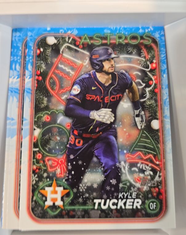 2024 Topps Holiday #H126 Kyle Tucker Houston Astros — front