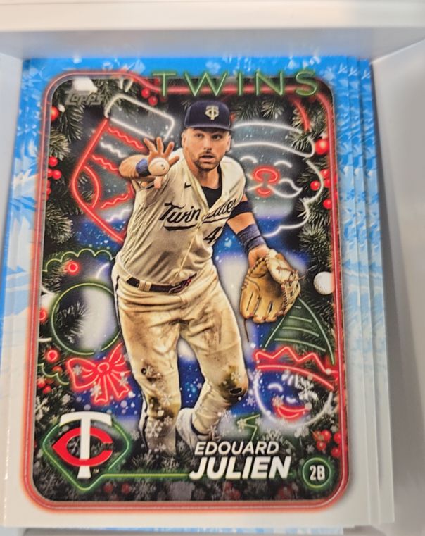 2024 Topps Holiday #H174 Edouard Julien — front