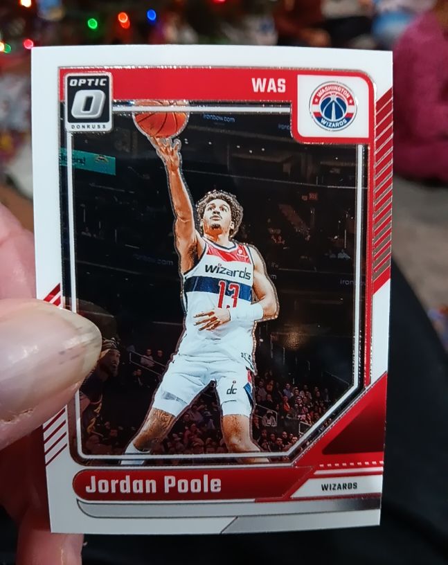 2024-25 Panini Donruss Optic #192 Jordan Poole — front