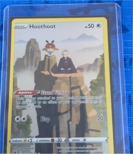 2022 Pokémon Sword & Shield Astral Radiance #TG12 Hoothoot — front