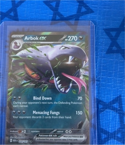 2023 Pokémon Scarlet & Violet 151 #024 Arbok ex — front