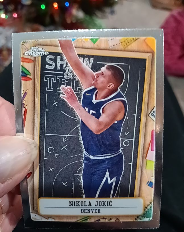 2024-25 Topps Chrome #ST-2 Nikola Jokic Show and Tell — front
