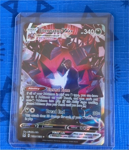 2022 Pokémon TCG Lost Origin #TG22 Eternatus VMAX — front