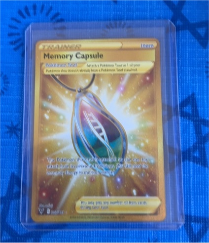 2020 Pokémon SWSH04 Vivid Voltage #202 Memory Capsule — front