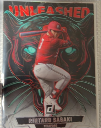 2025 Donruss #6 Rintaro Sasaki Unleashed — front