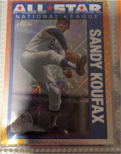 1990 Topps Chrome All-Stars #90ASC-46 Sandy Koufax — front
