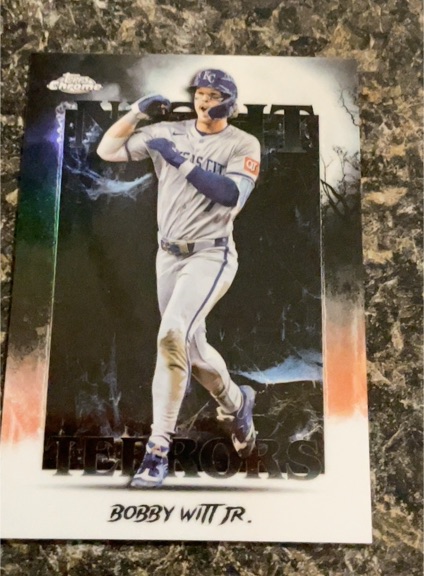 2025 Topps Chrome Update #NT-4 Bobby Witt Jr. Night Terrors — front