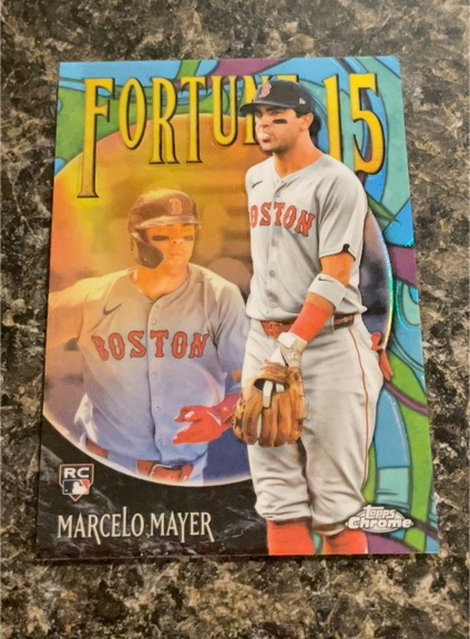 2025 Topps Chrome Update Fortune 15 #F15-12 Marcelo Mayer — front