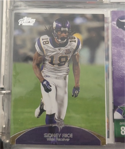 2012 Topps Prime #18 Sidney Rice — front